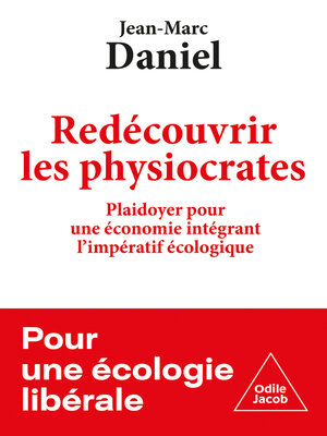 cover image of Redécouvrir les physiocrates
